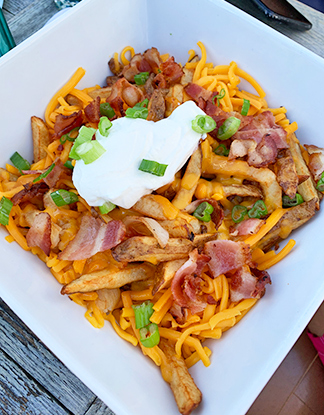 Classic loaded fries from waves