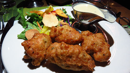 conch fritters from tastys restaurant