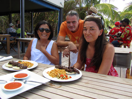 anguilla dining lunch