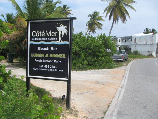anguilla restaurants cote mer