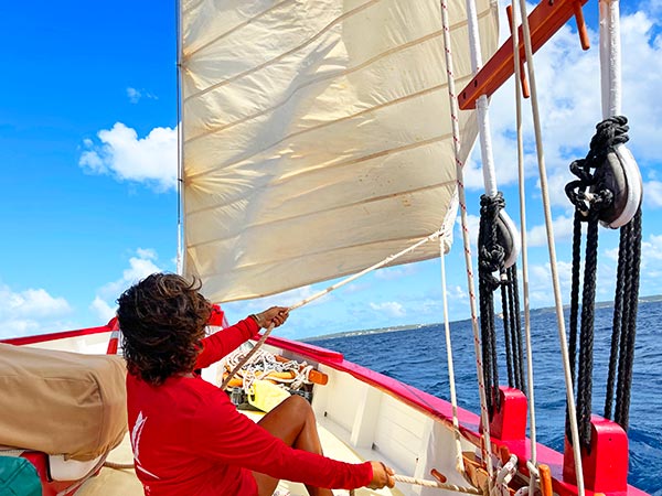 sailing back to anguilla