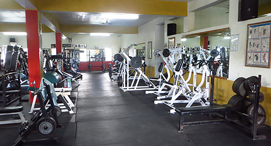 main gym room at dungeon gym
