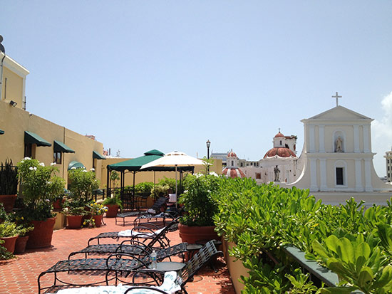 el convento roof top area