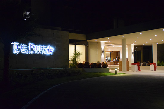 the entrance to the reef anguilla