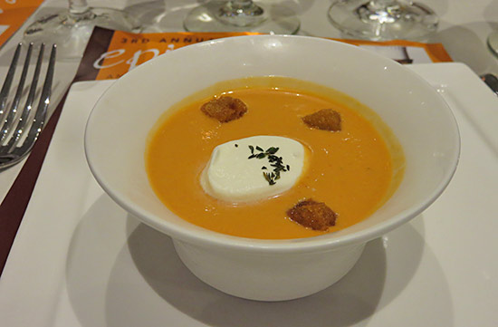 soupe de tomate de la serre at epicurea