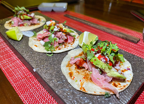 Fish tacos at Alina Restaurant
