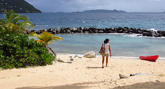 beach time in tortola