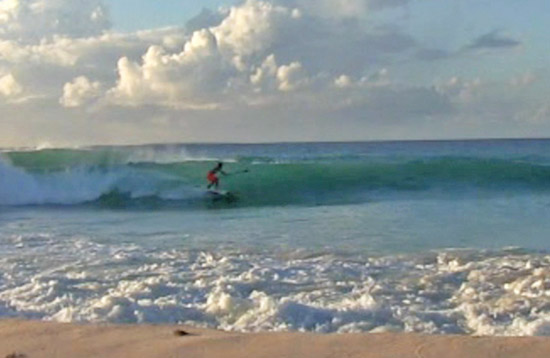 judd sup surfing at meads bay anguilla