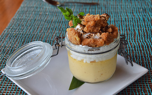 Scrumptous Key lime pie in a jar