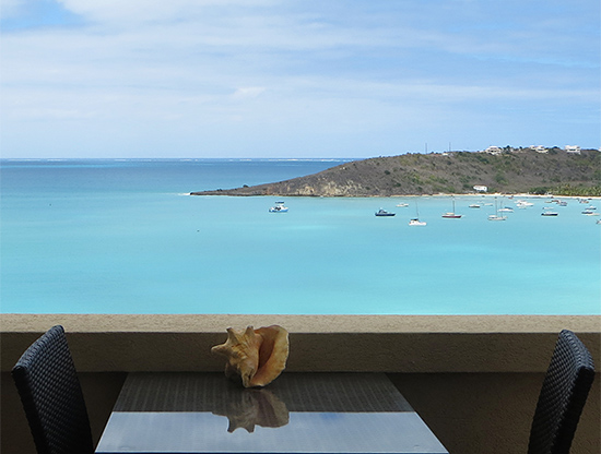 the view from la vue hotel in anguilla