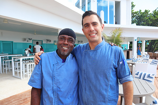 Chef Micky & Patricio at leons