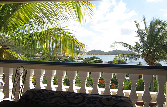 balcony and view