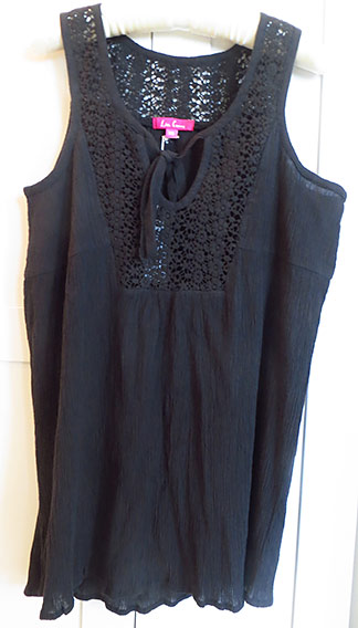 lisa curran serena hand crochet sleeveless dress