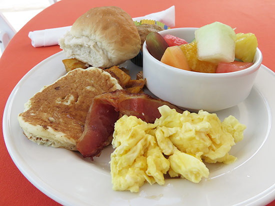 breakfast at lit fest in anguilla