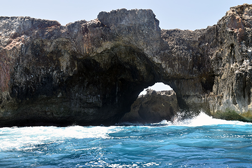 giant blow holes at little scrub anguilla