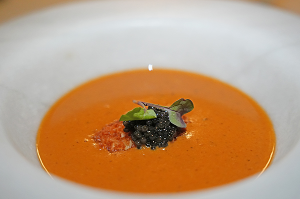 Lobster Bisque at Pimms at Cap Juluca, A Belmond Hotel
