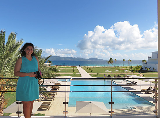 the view from the lobby inside the reef