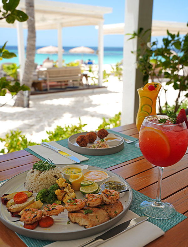 Lunch at L'Etoile Restaurant on Shoal Bay