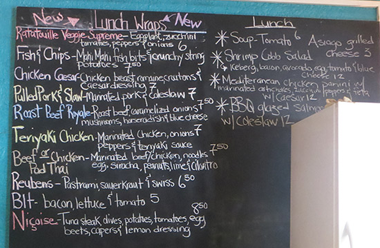 lunch menu at gerauds