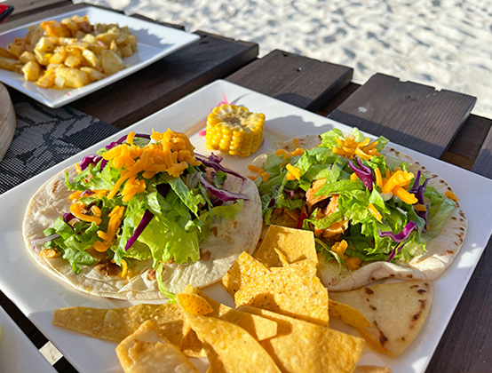 Fish tacos at Olas Tacos Bar & Grill