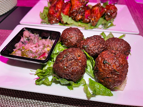 Impossible Meatballs at Movida Rotisserie & Grill