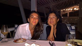 mom and nori at malliouhana