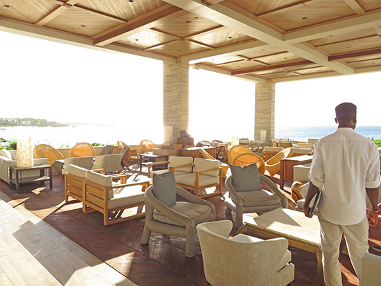 new furniture inside four seasons anguilla sunset lounge