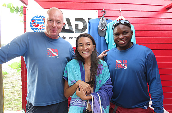 with matthew and najee of shoal bay scuba