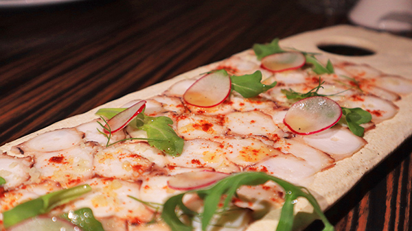 Carpaccio Of Octopus at Santorini