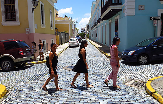 walking around old san juan