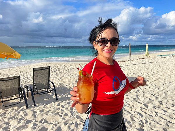 Rum Punch at Olas Tacos Bar & Grill