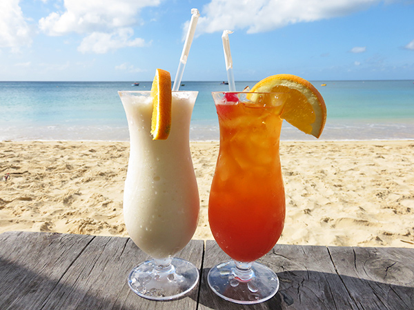 Pina Colada and Rum Punch