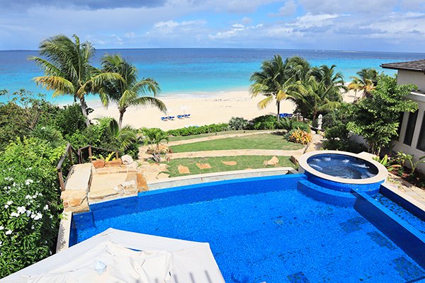 pool at nevaeh villa anguilla