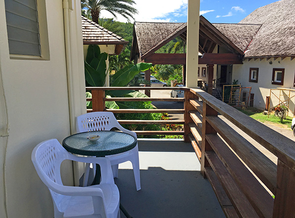 porch view from cottages at davida