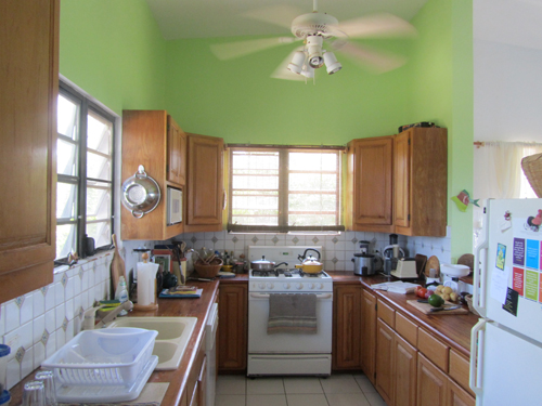 private rental home kitchen