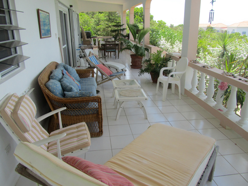 rental home porch