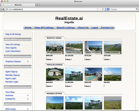 real estate website