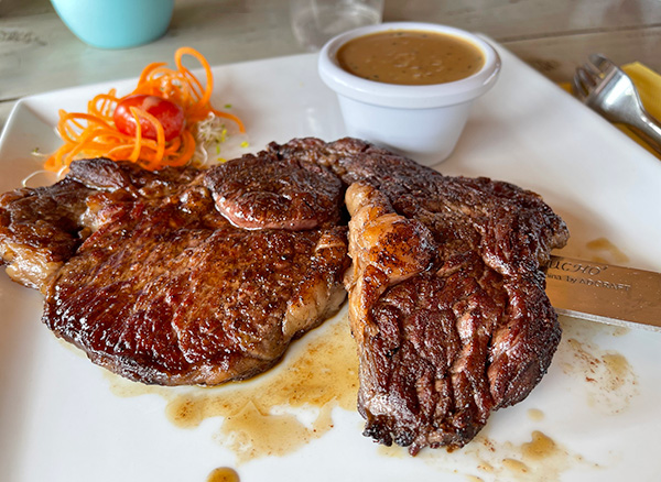 Ribeye Steak at Yellow Beach