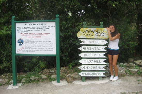 mt. scenery saba