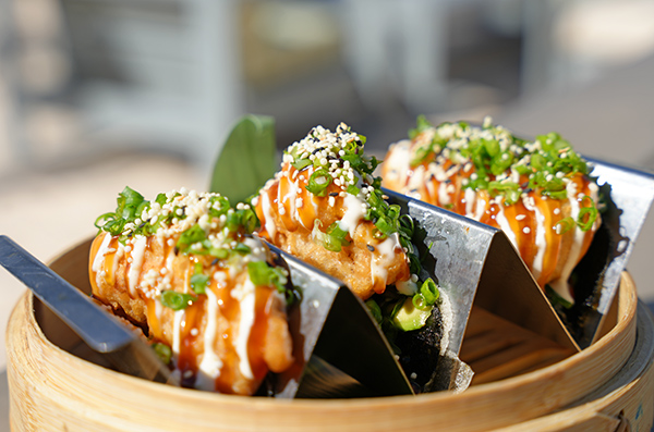 Sushi Taco at Leons at Meads Bay