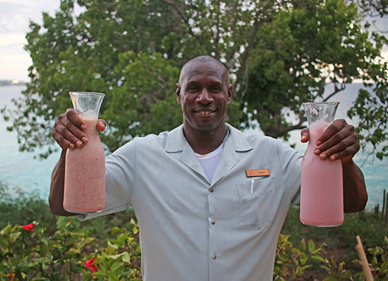 sam and his smoothies at malliouhana