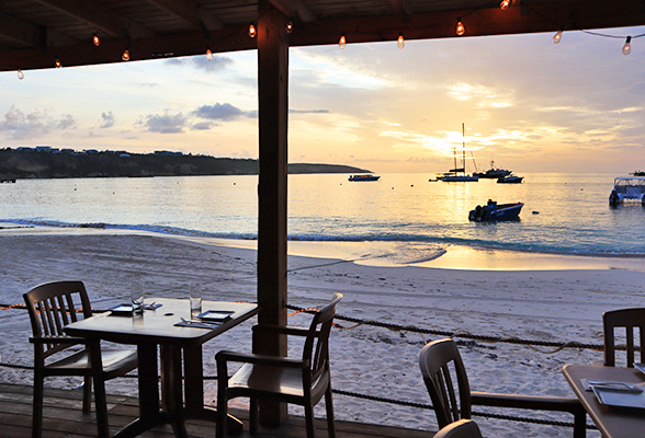 Outside dining area at sandBar