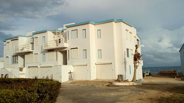 sandy hill club condos after hurricane irma in anguilla