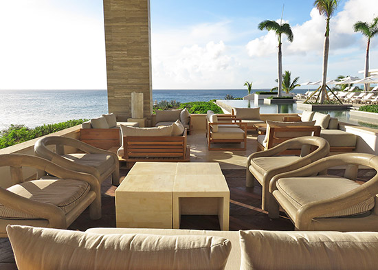the new expanded seating at four seasons anguilla