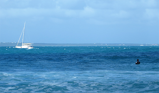 franck surfing in st. martin