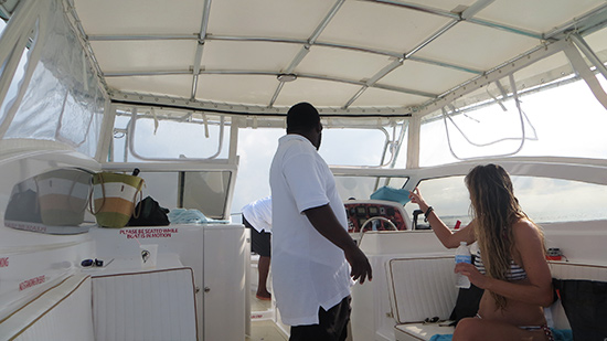 rain shields on sea pro's boat