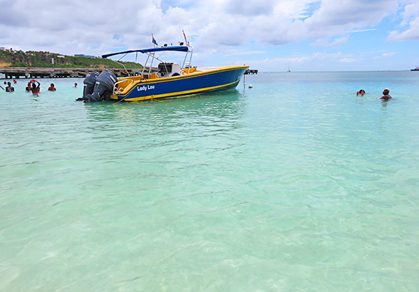 shoal bay scuba dive boat lady lou