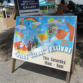 sign for valley street fair anguilla