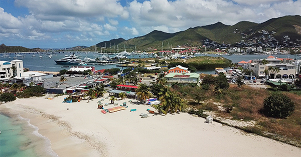 Simpson Bay from the Sky