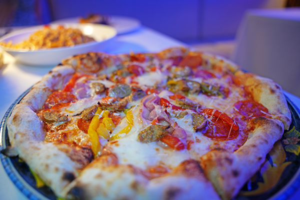 Pizza at Sole di Mare Aurora Anguilla